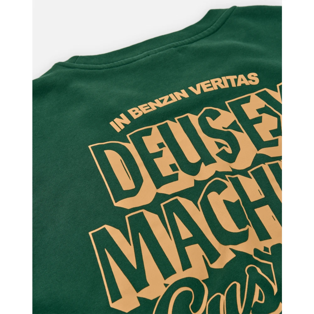 Deus Ex Machina Groene trui met achterprint Green Heren