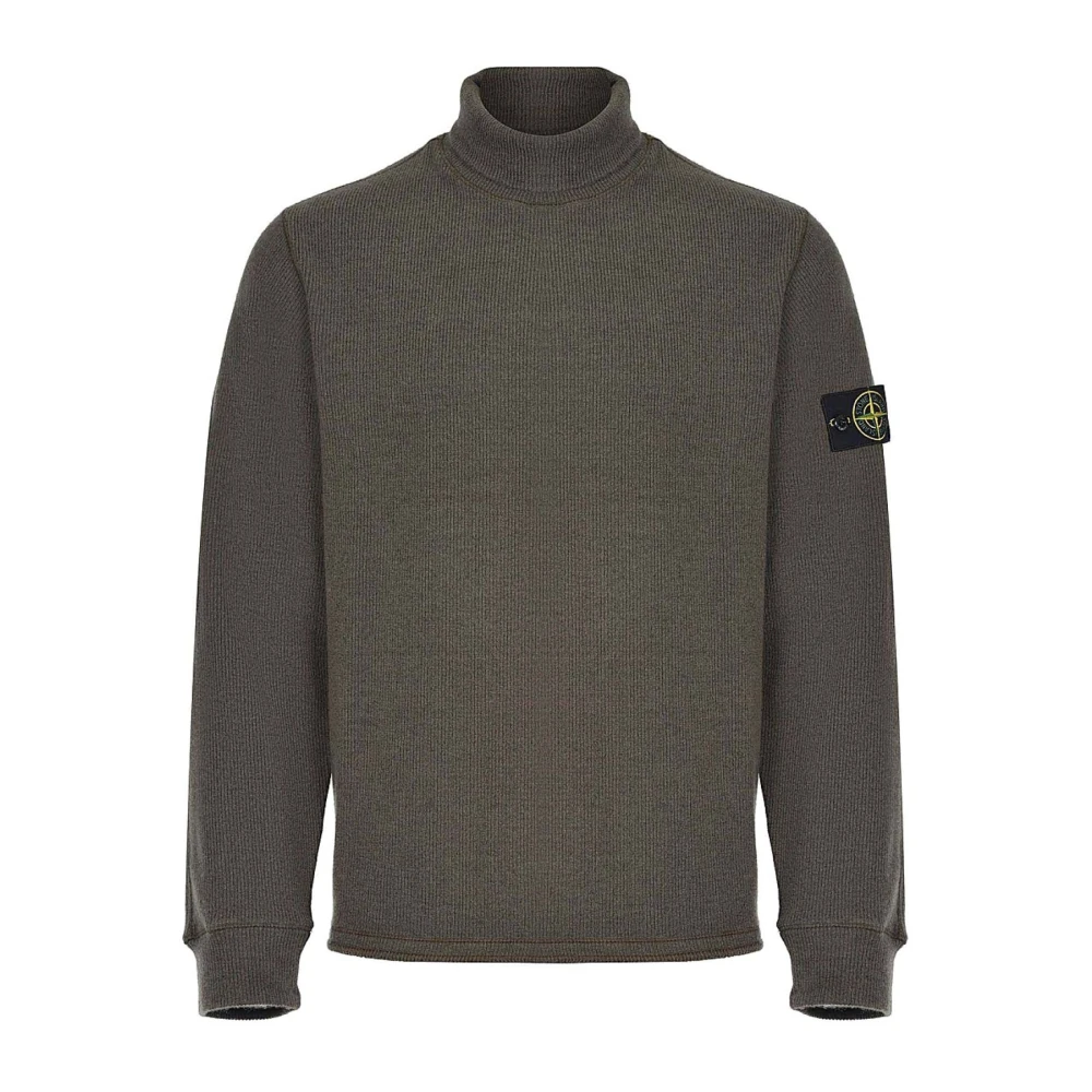 Stone Island Green Turtlenecks, Male, L, Maglia
