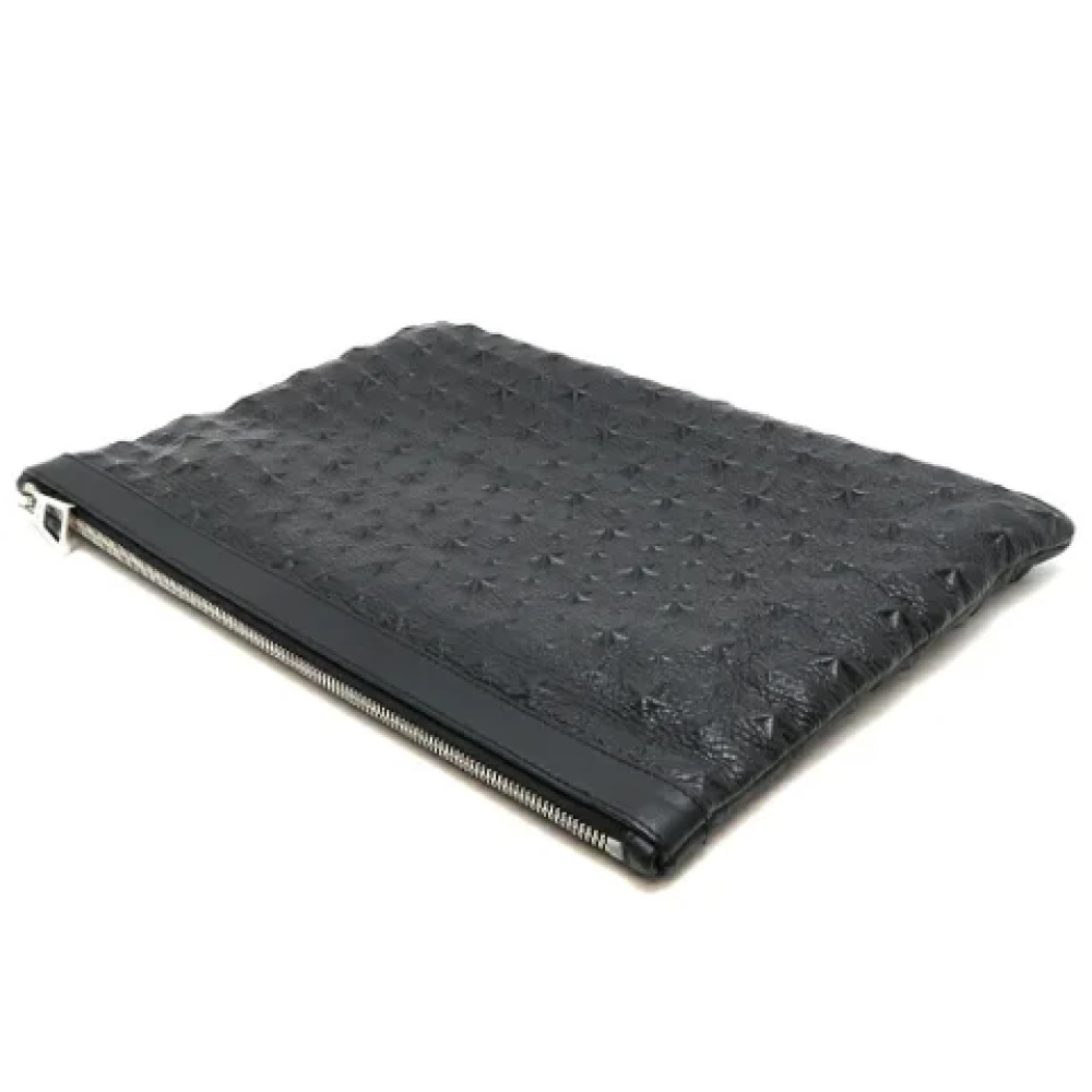 Jimmy Choo Pre-owned Fabric clutches Black Dames