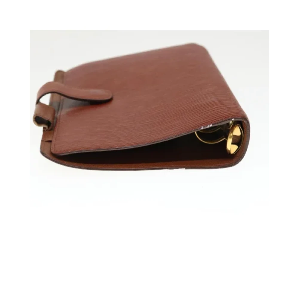 Louis Vuitton Vintage Pre-owned Leather home-office Brown Dames