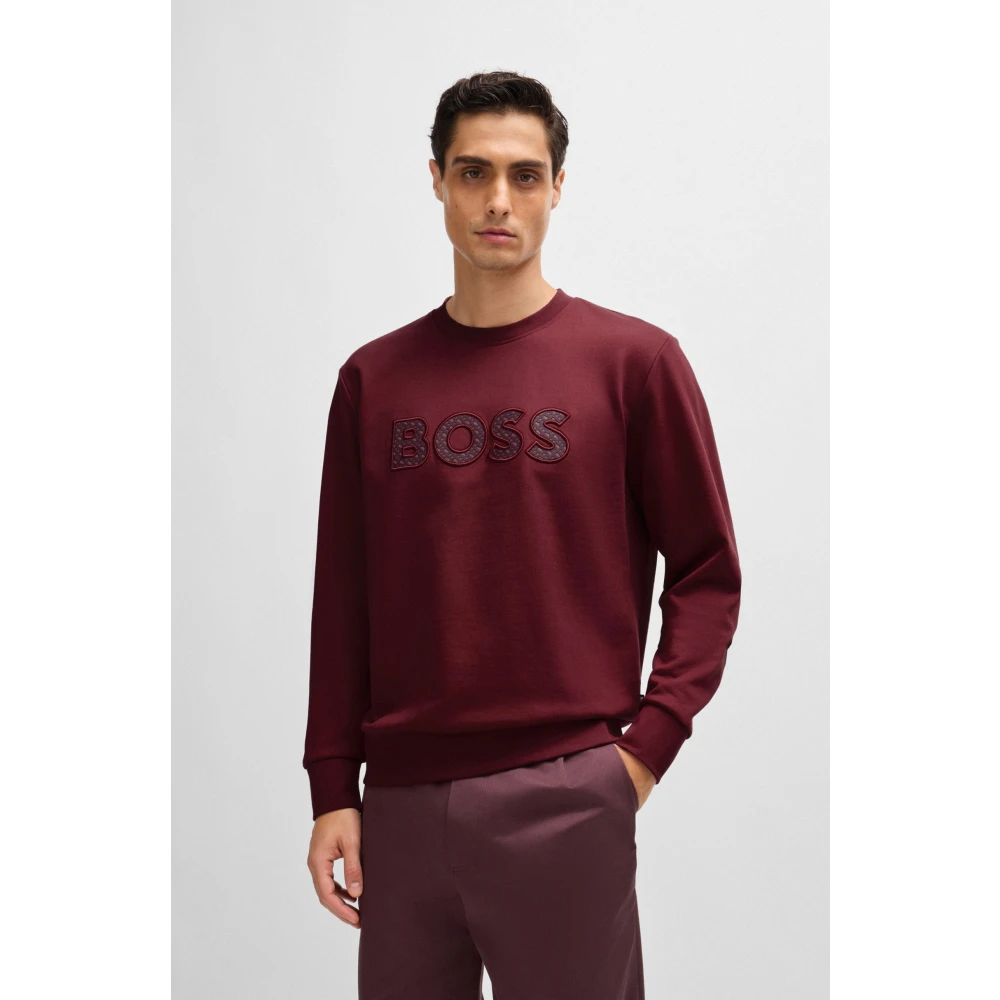Hugo Boss Stijlvolle Trui Red Heren