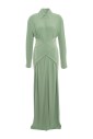 green-maxi-dress-with-shirt-collar
