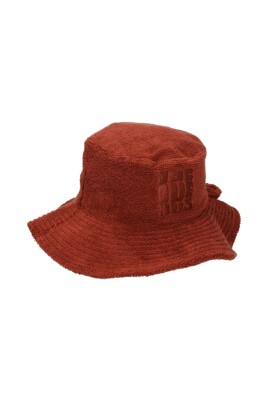 chapeau-en-coton-marron-avec-logo