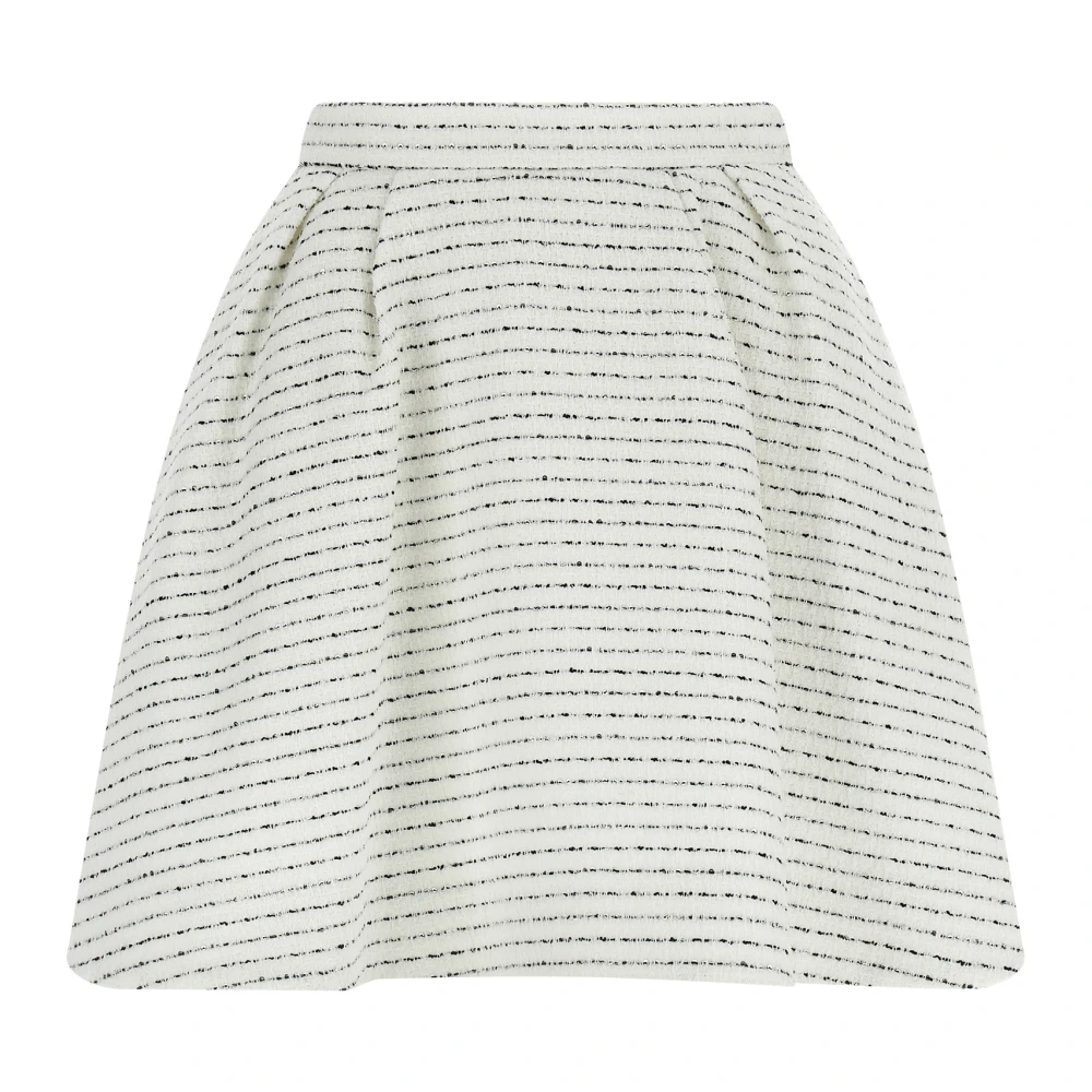 Alessandra Rich Women's White Tweed Mini Skirt - Short Skirts - Xs - Skirts