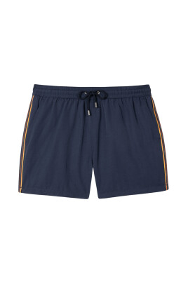 marinebla-badeshorts-med-striber
