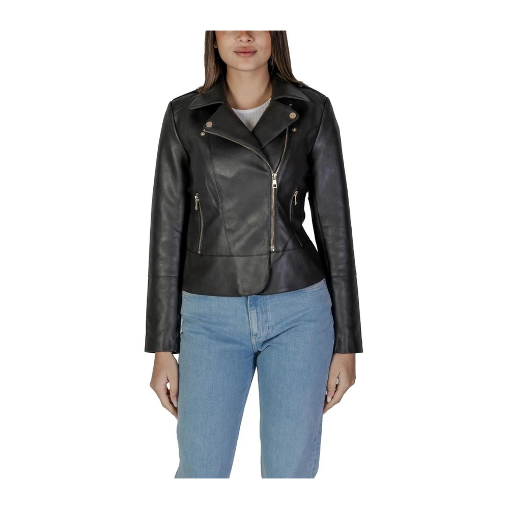 Only Polyester Damesjassen Lente Zomer Collectie Black Dames