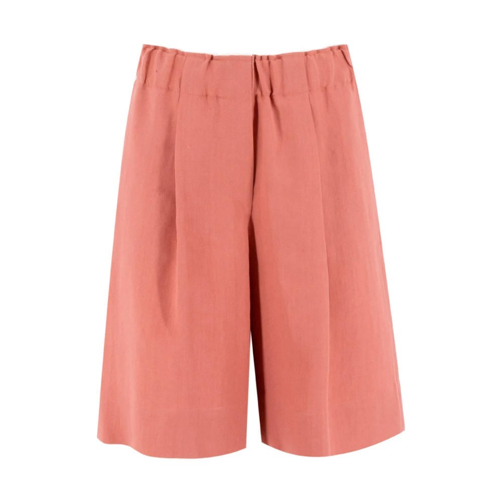 Antonelli Firenze Wijde Lijn Bermuda Shorts voor Lente Red Dames