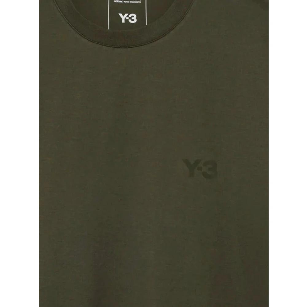 Y-3 Katoenen T-shirt voor dagelijks gebruik Green Heren