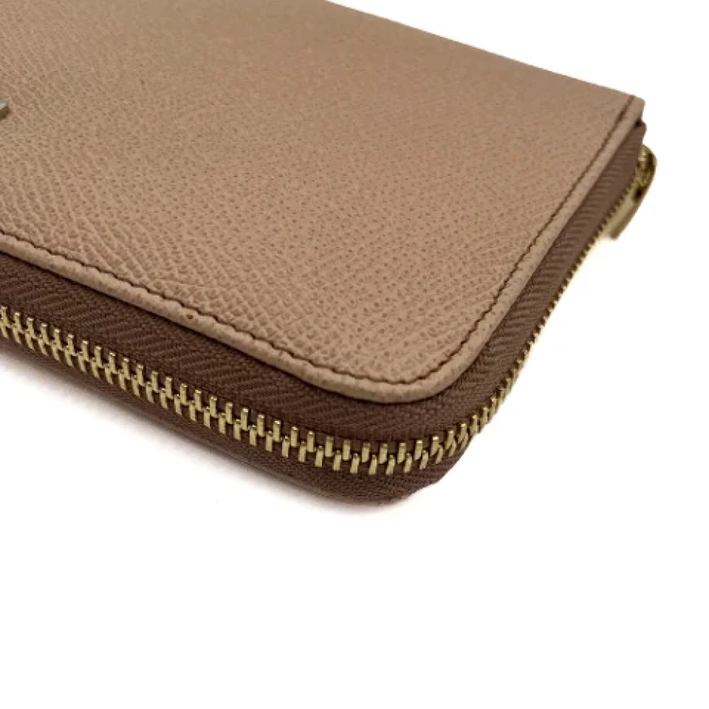 Dolce & Gabbana Pre-owned Leather wallets Beige Dames