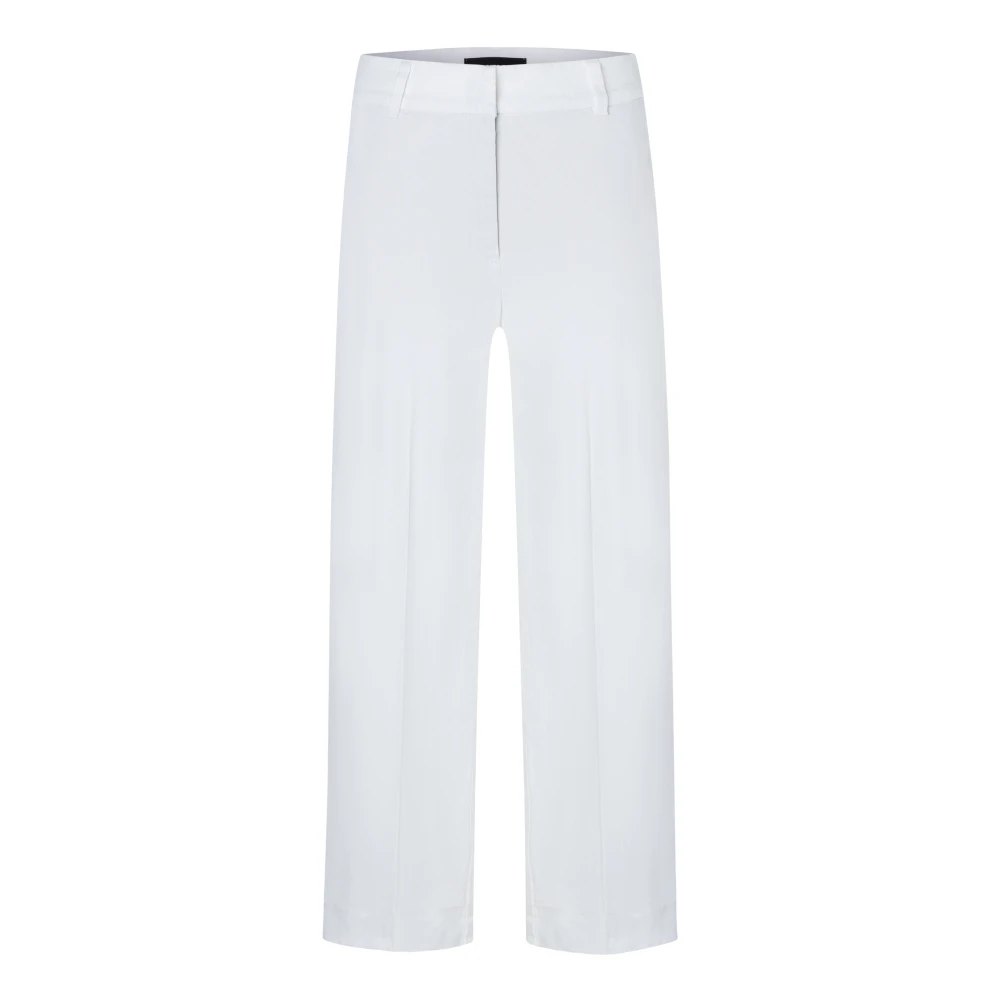 Cambio Women's White Straight Trousers, Xs, California Style Denim Jeans