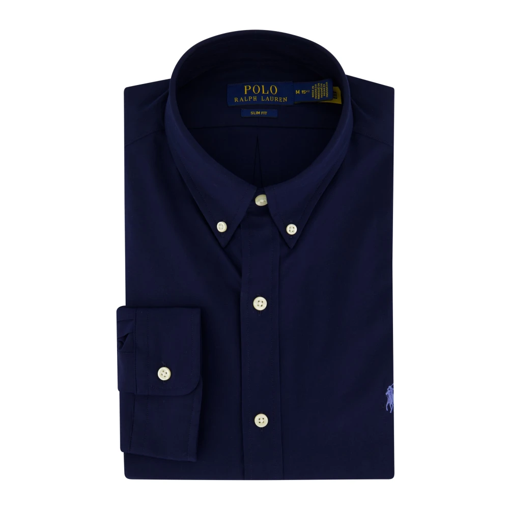 Polo Ralph Lauren Casual Donkerblauw Overhemd Blue Heren