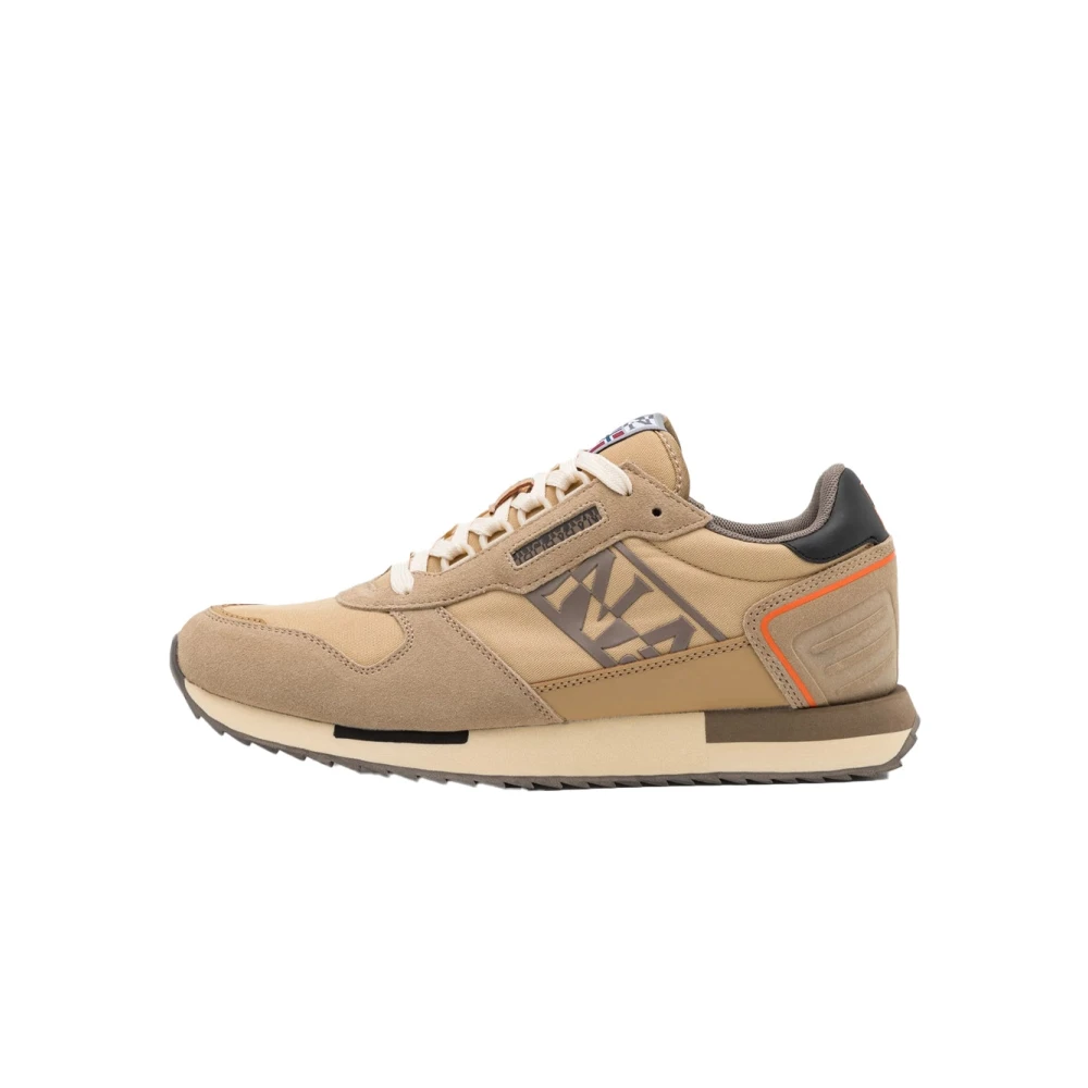 Napapijri Men's Beige Sneakers, 8 Uk, Virtus Trainers With D Rings