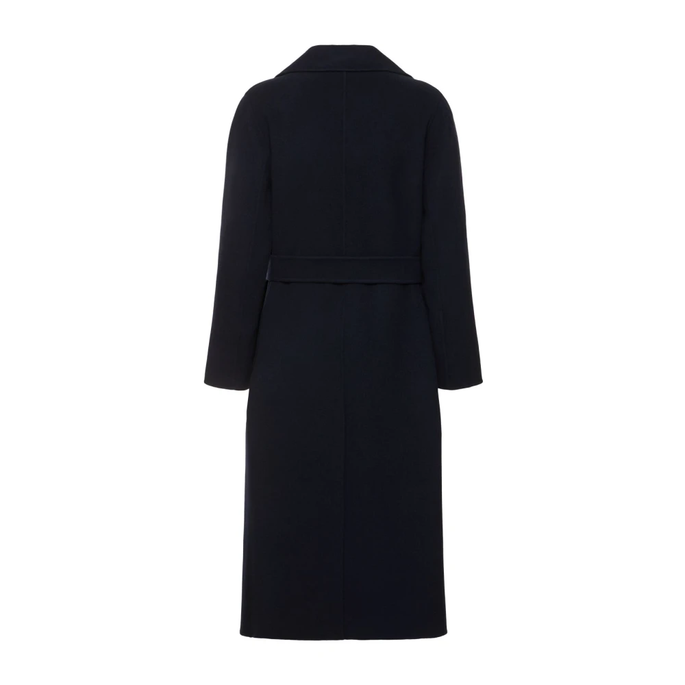 Max Mara Weekend Blauwe Wollen Omslagjas Blue Dames