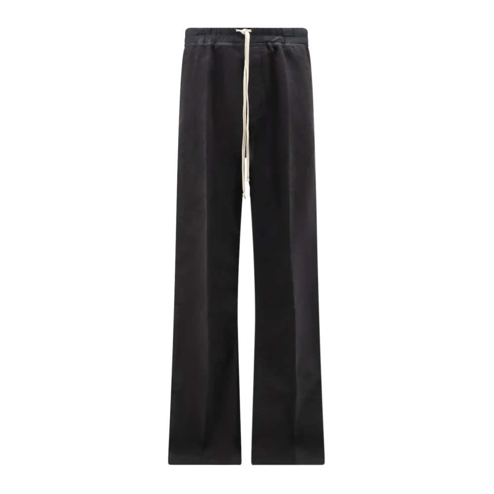 Rick Owens Men's Black Straight Cotton Pants - Image 2