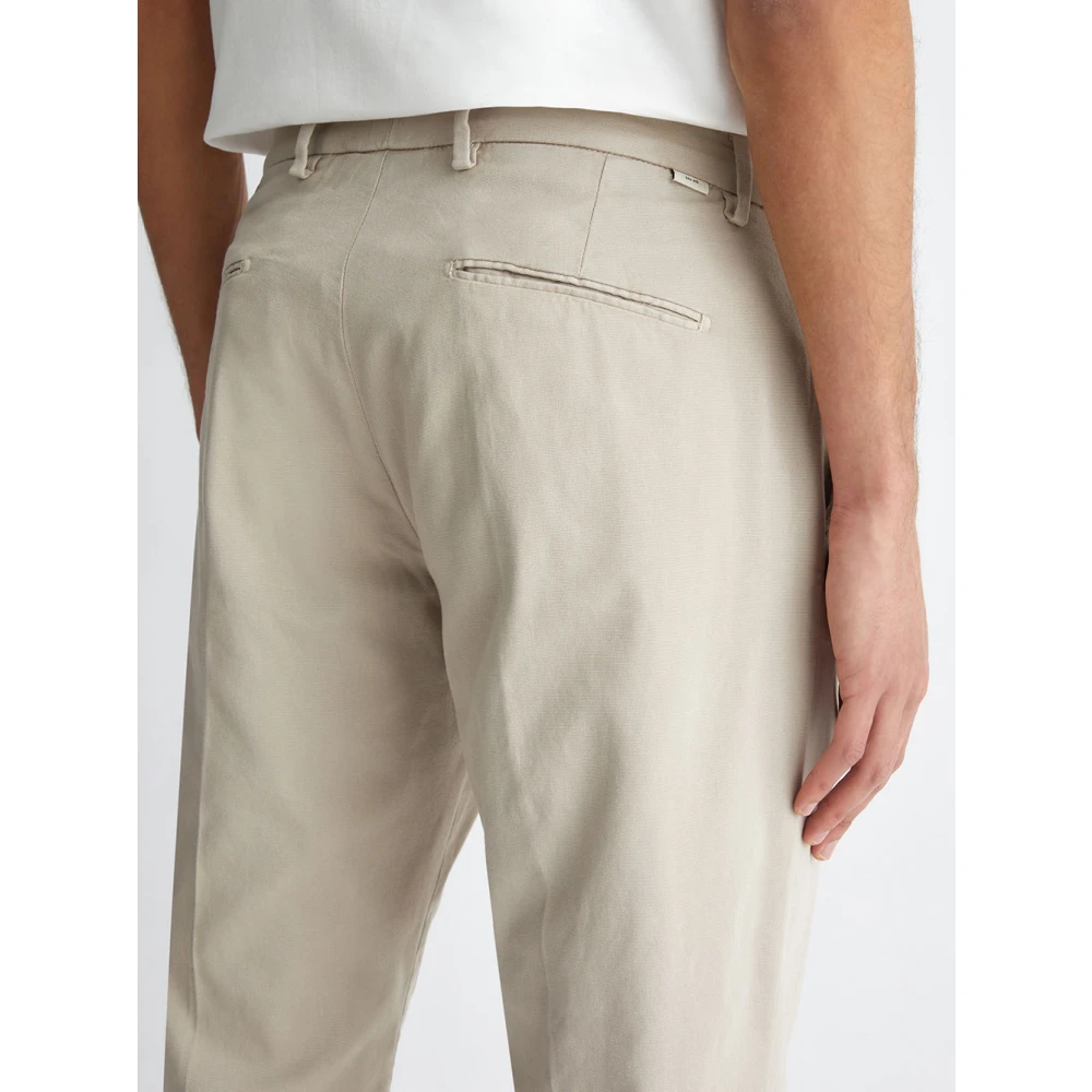 Liu Jo Beige Chino Broek Regular Fit Stretch Beige Heren