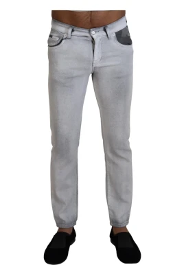 Gråtvättade Skinny Herr Jeans