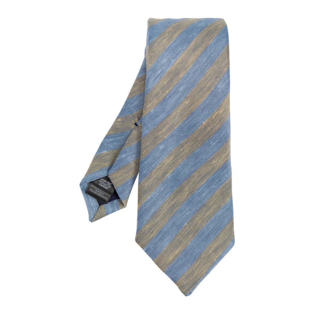 Paul Smith Stropdas met zijdeafwerking Gray Heren
