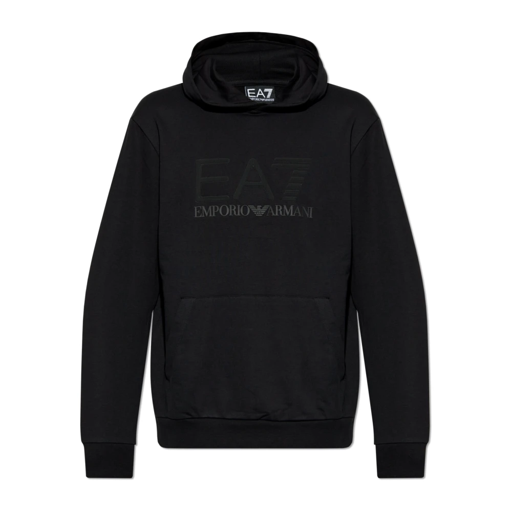 Emporio Armani EA7 Hoodie Black Heren