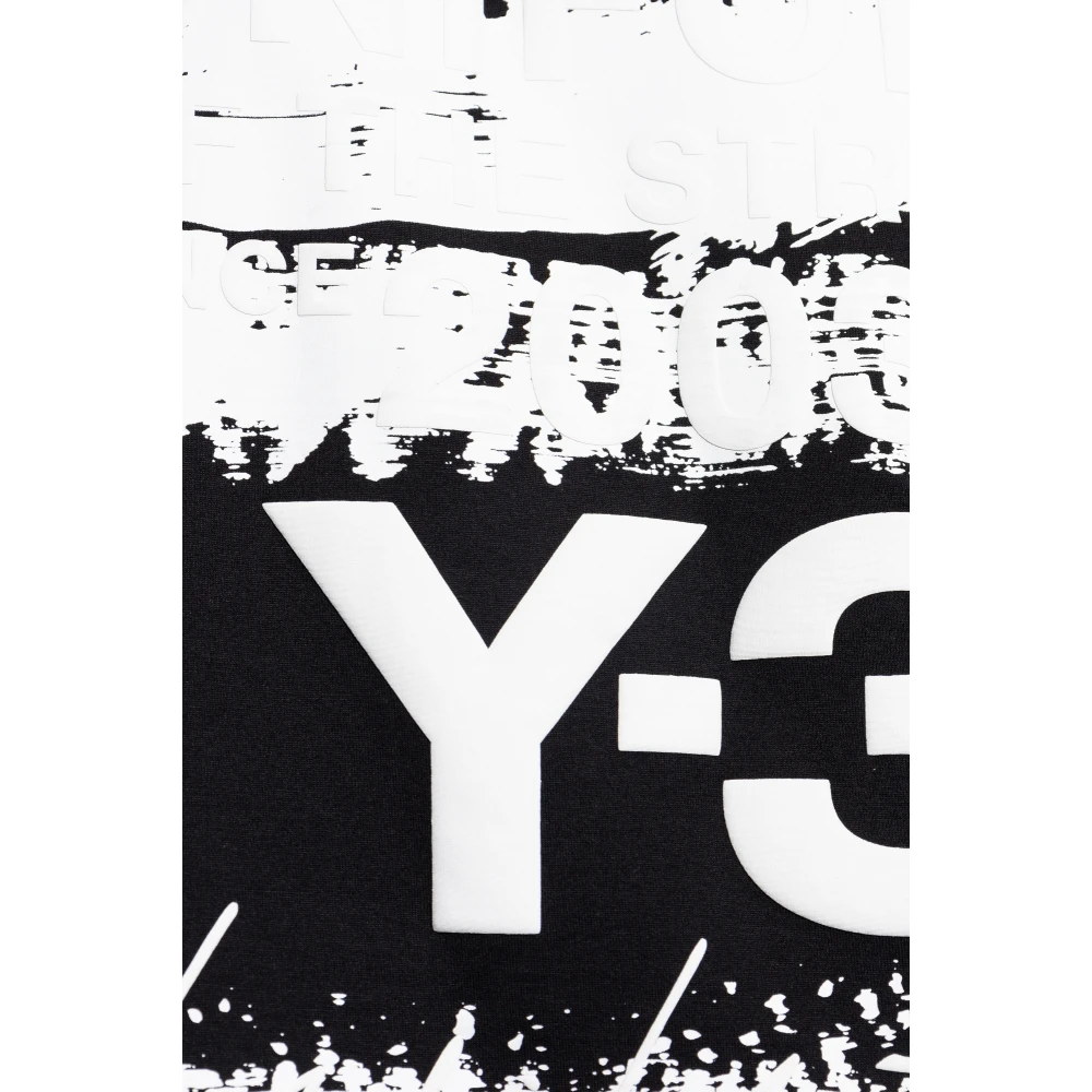 Y-3 Lange mouwen T-shirt Black Heren