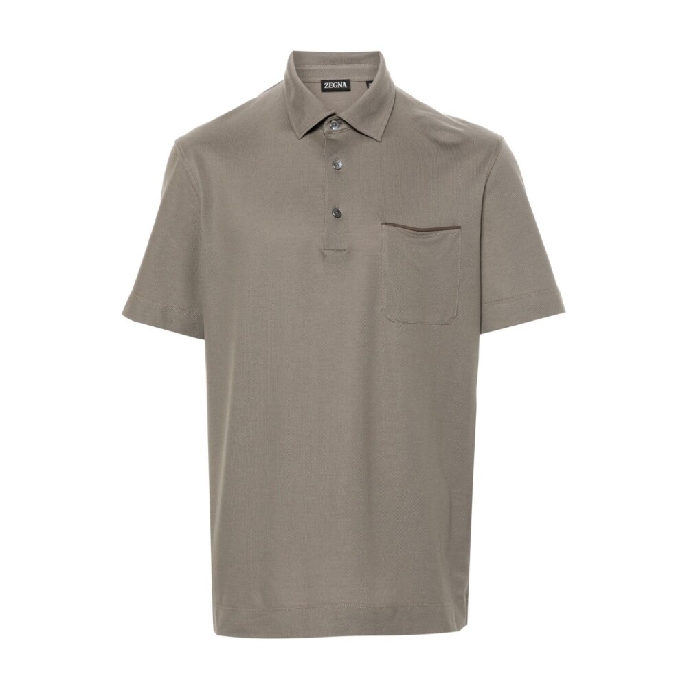 Classic Cotton Polo Shirt Ermenegildo Zegna Polo Shirts Miinto