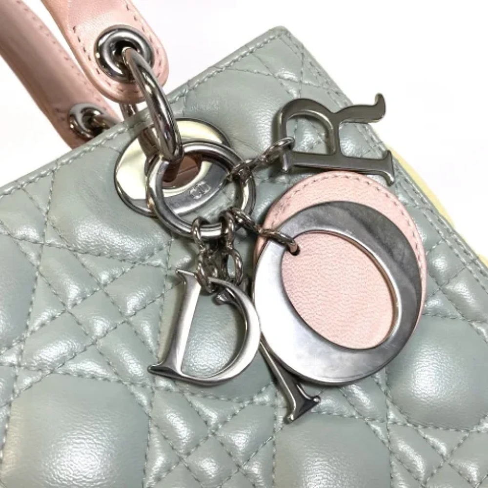 Dior Vintage Pre-owned Leather dior-bags Green Dames