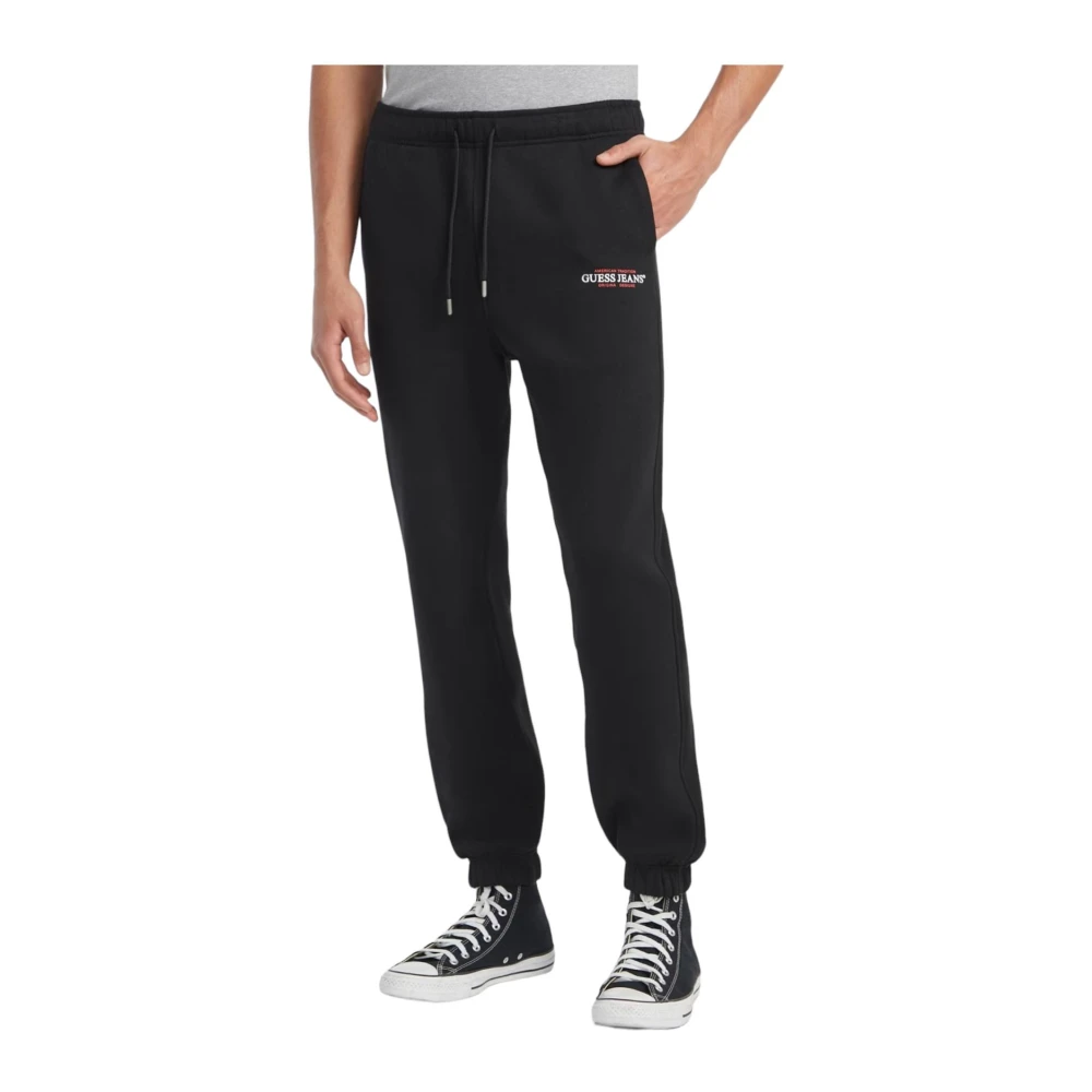 Guess Casual Sweatpants Black Heren