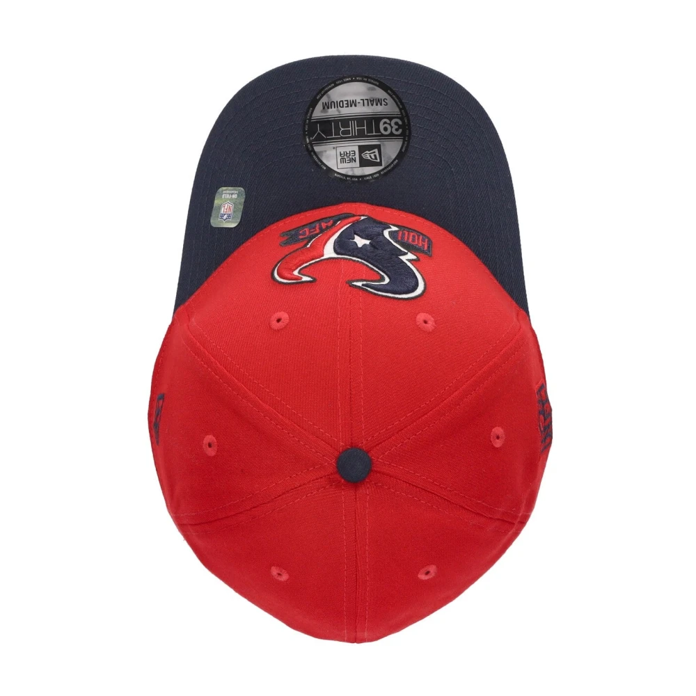 new era Houston Texans Football Team Gebogen Klep Pet Red Heren