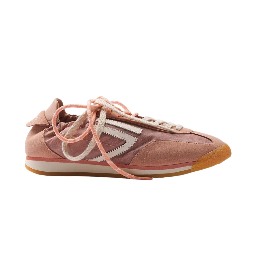 Puraai Panther Vintage Nylon Sneaker Dames Schoenen Roze