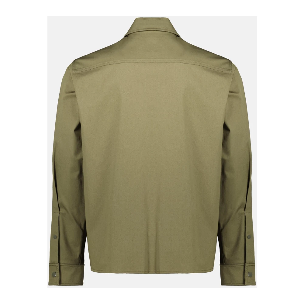 Moncler Olijfgroene Overhemdjasje Lente-Zomer 2025 Green Heren