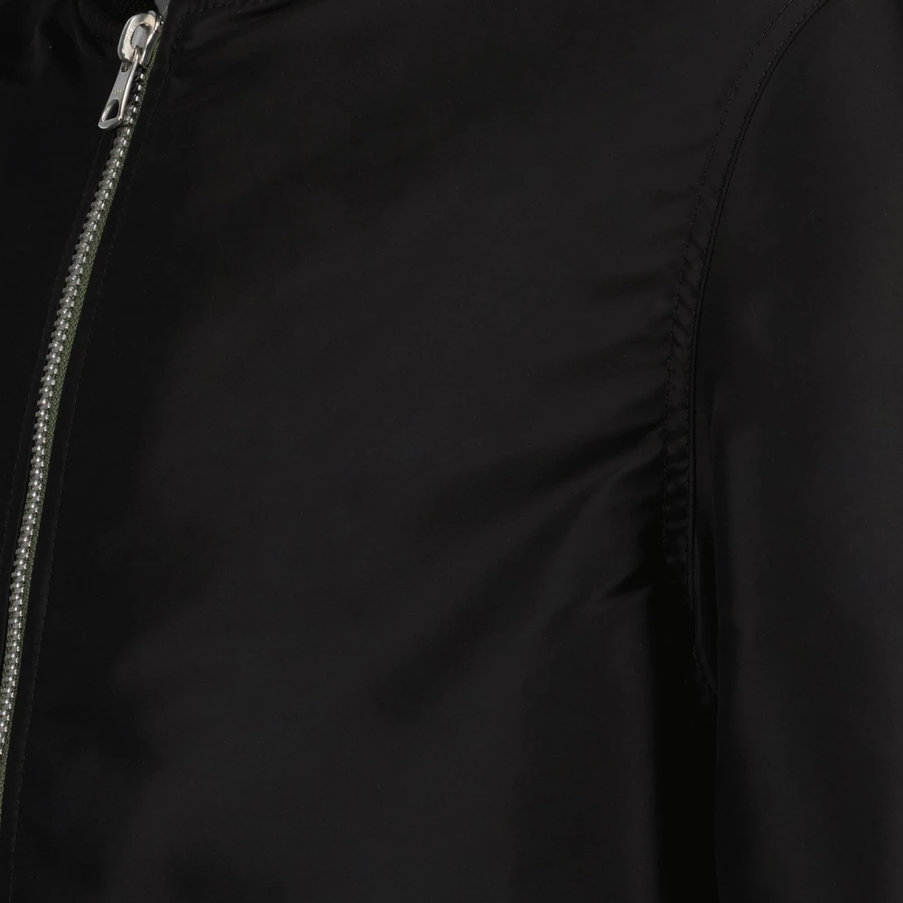 Sacai Omkeerbare Nylon Bomberjack Black Heren