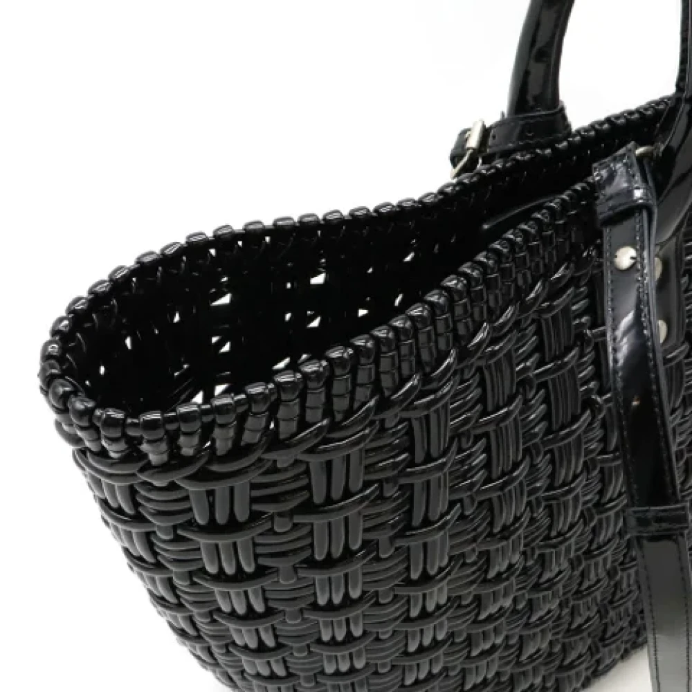 Balenciaga Vintage Pre-owned Vinyl handbags Black Dames