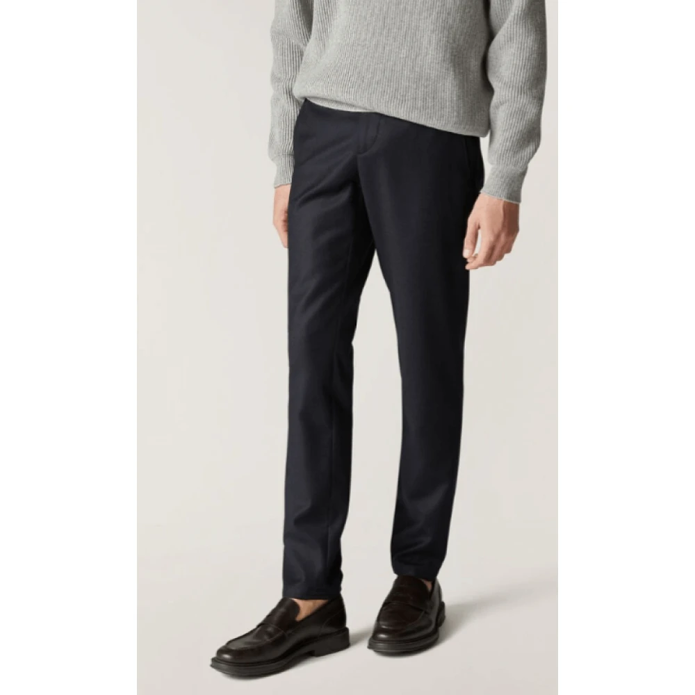 Loro Piana Broek met rechte pijpen Blue Heren