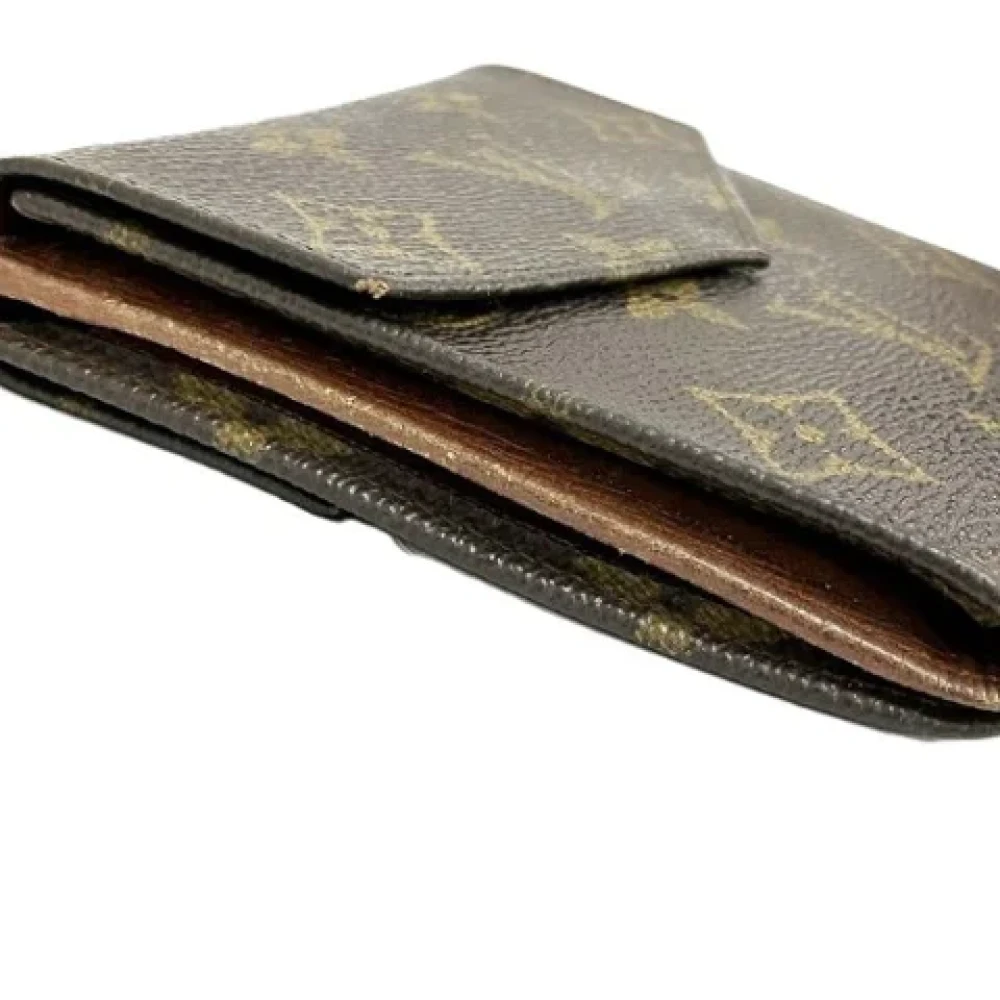 Louis Vuitton Vintage Pre-owned Canvas wallets Brown Dames