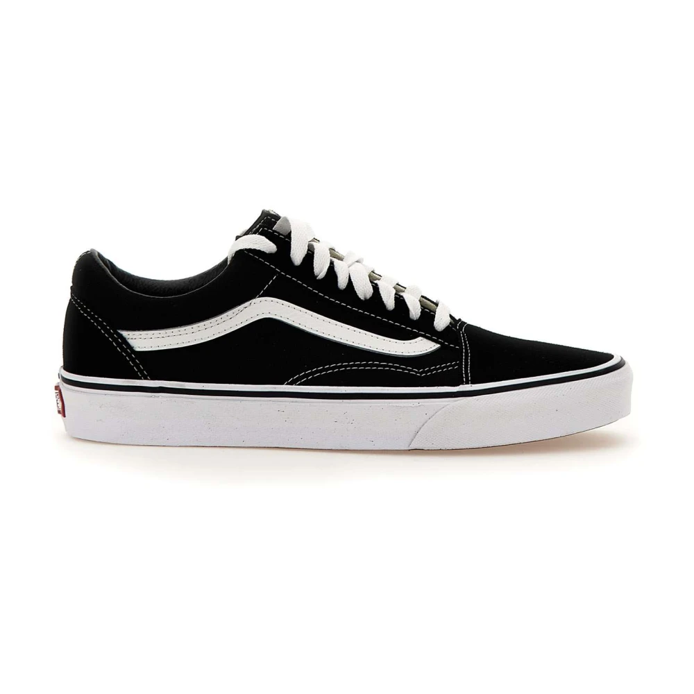 Vans Men's Black Sneakers, 7 1/2 Uk, Old Skool