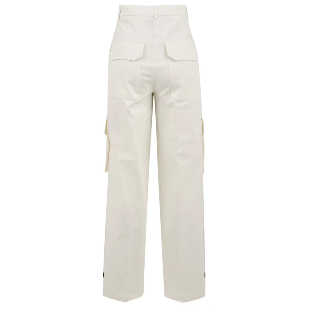Beatrice .b Witte Canvas Broek Model 24Fe1940 White Dames