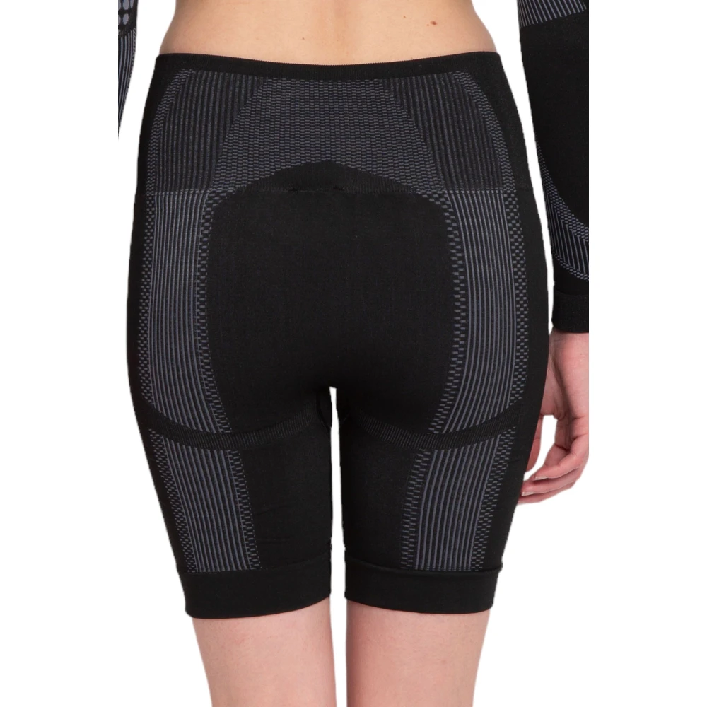 Misbhv Actieve Biker Shorts in Gedempt Zwart Black Dames