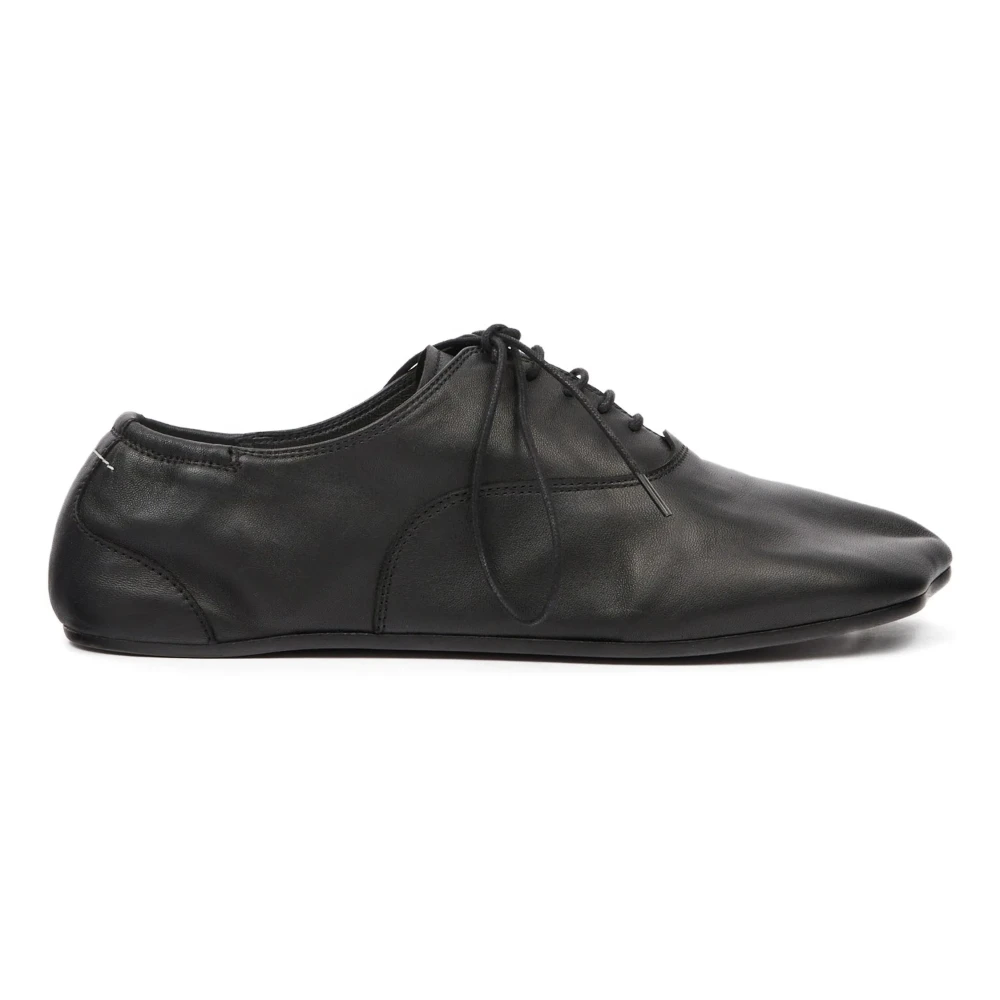 Mm6 Maison Margiela Women's Black Gambetta Lace-Up Sneakers