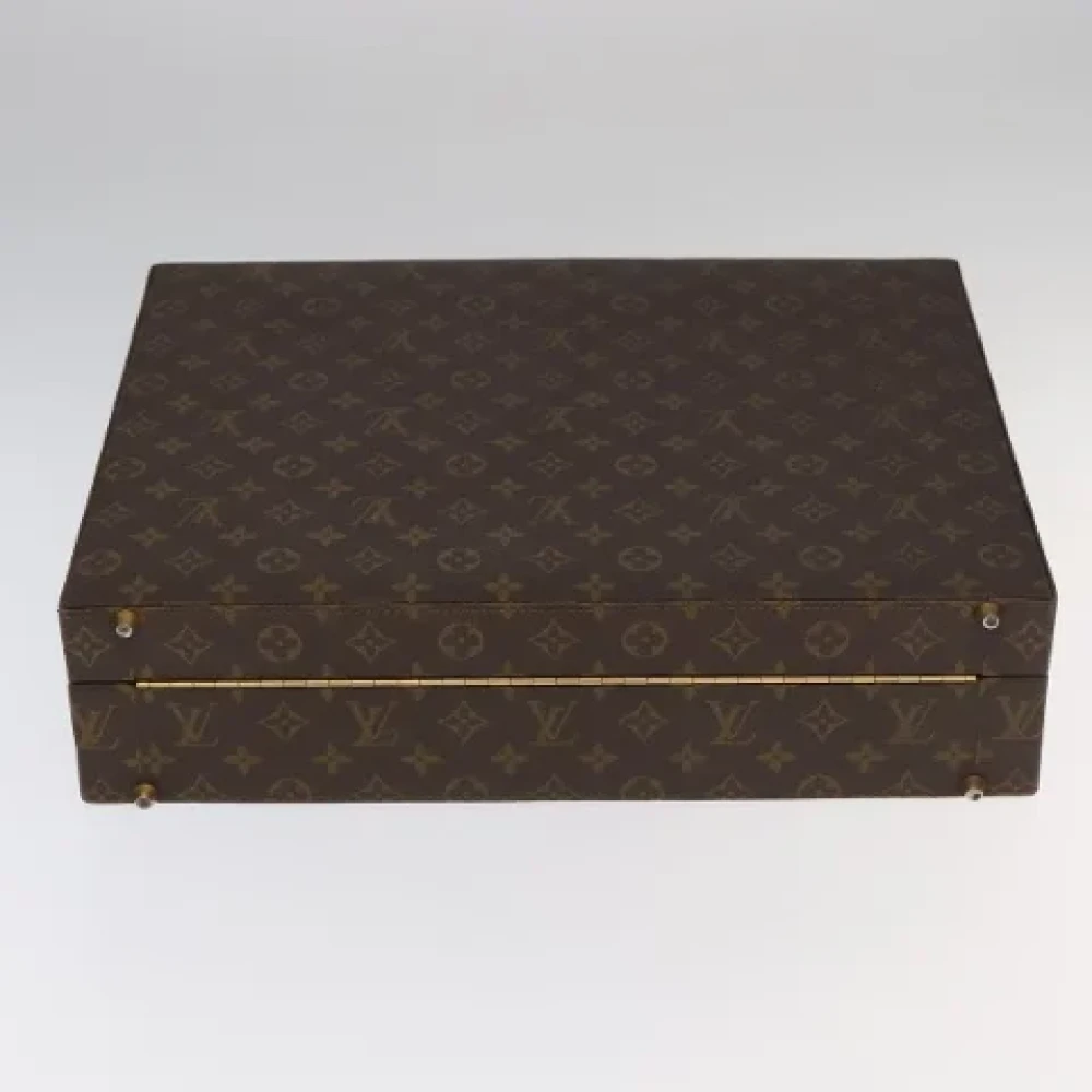 Louis Vuitton Vintage Pre-owned Canvas briefcases Brown Dames