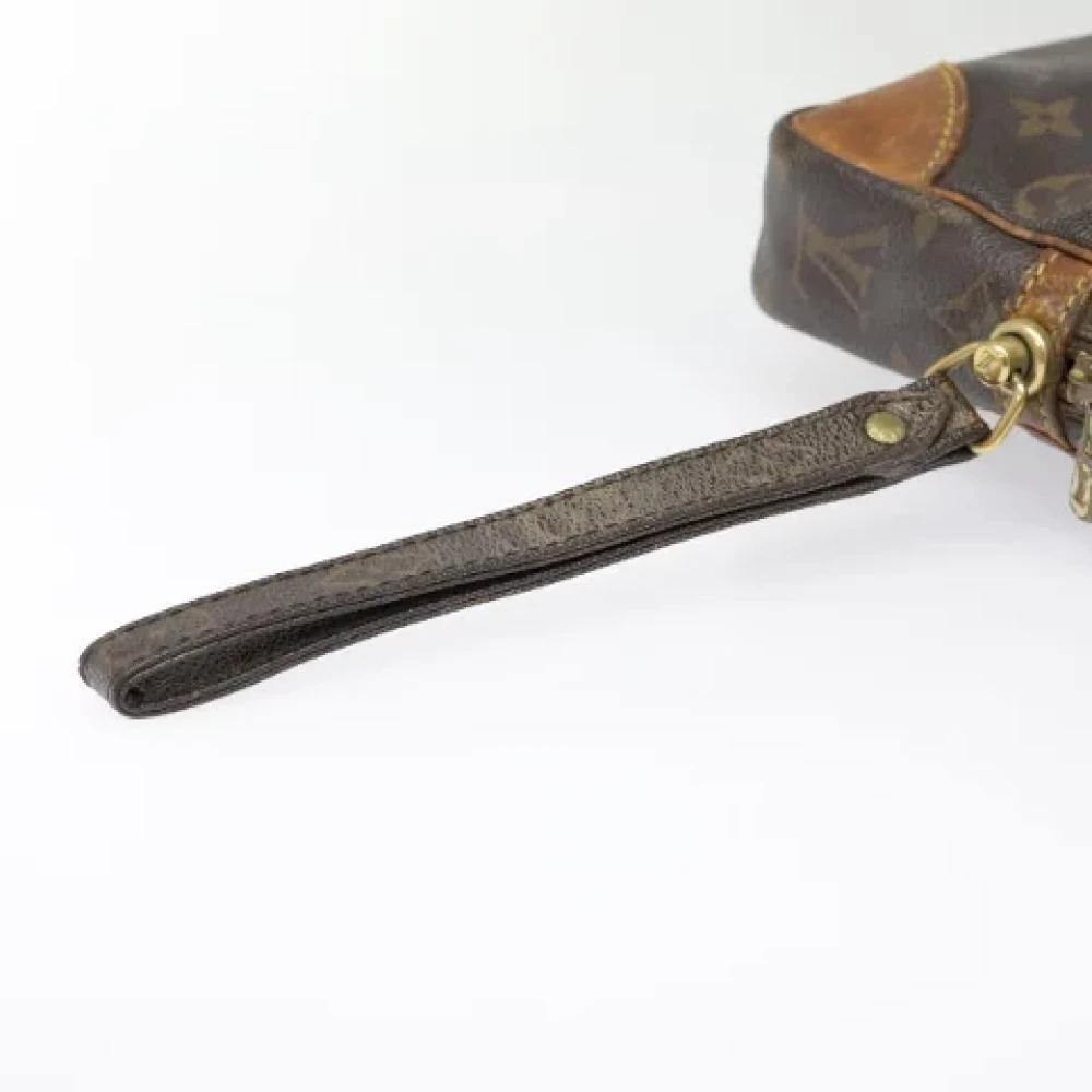 Louis Vuitton Vintage Pre-owned Canvas clutches Brown Dames