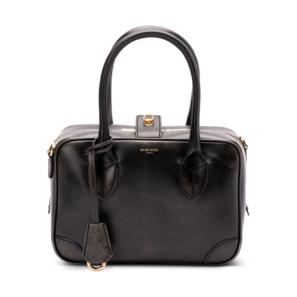 Golden Goose Women's Black Handbags, One Size, Chic Nero Leather Handbag