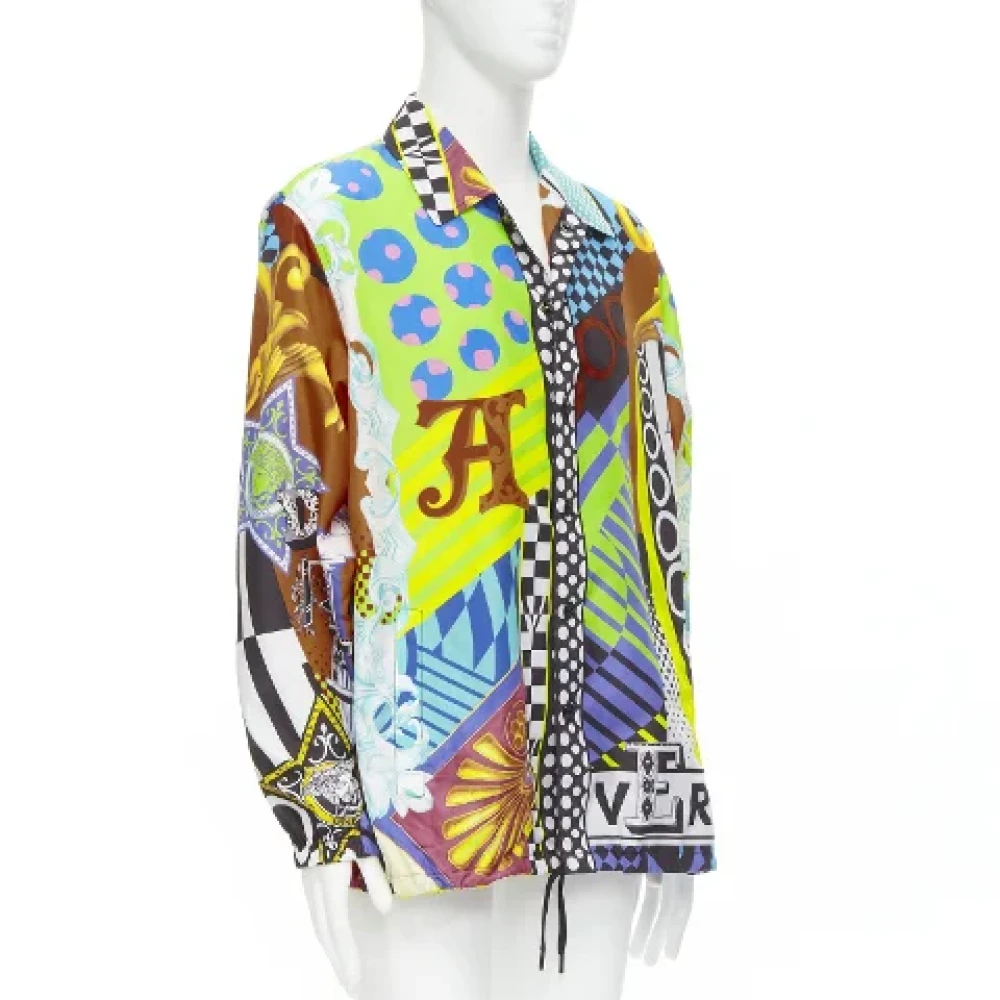 Versace Pre-owned Nylon outerwear Multicolor Heren