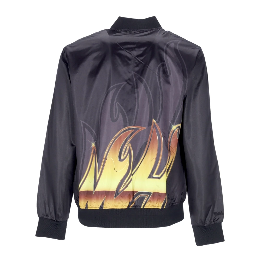 Mitchell & Ness Miami Heat Satijnen Jack NBA Collectie Black Heren