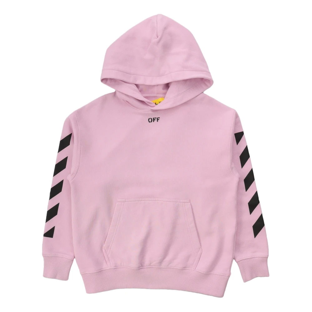 Off White Barn Hoodie Pink, Flicka