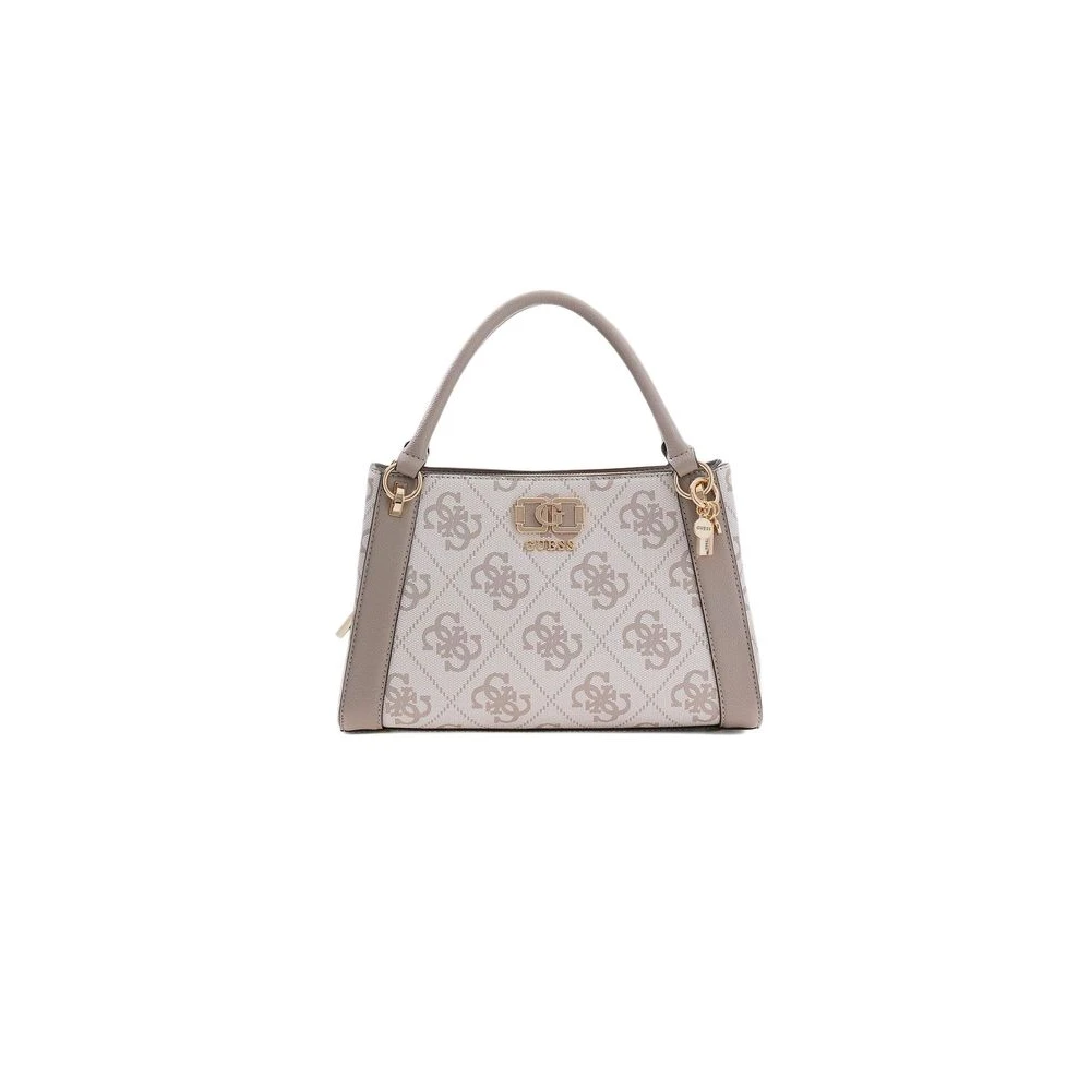 Guess Beige Handbags, Female, One Size, Karnilla Satchel
