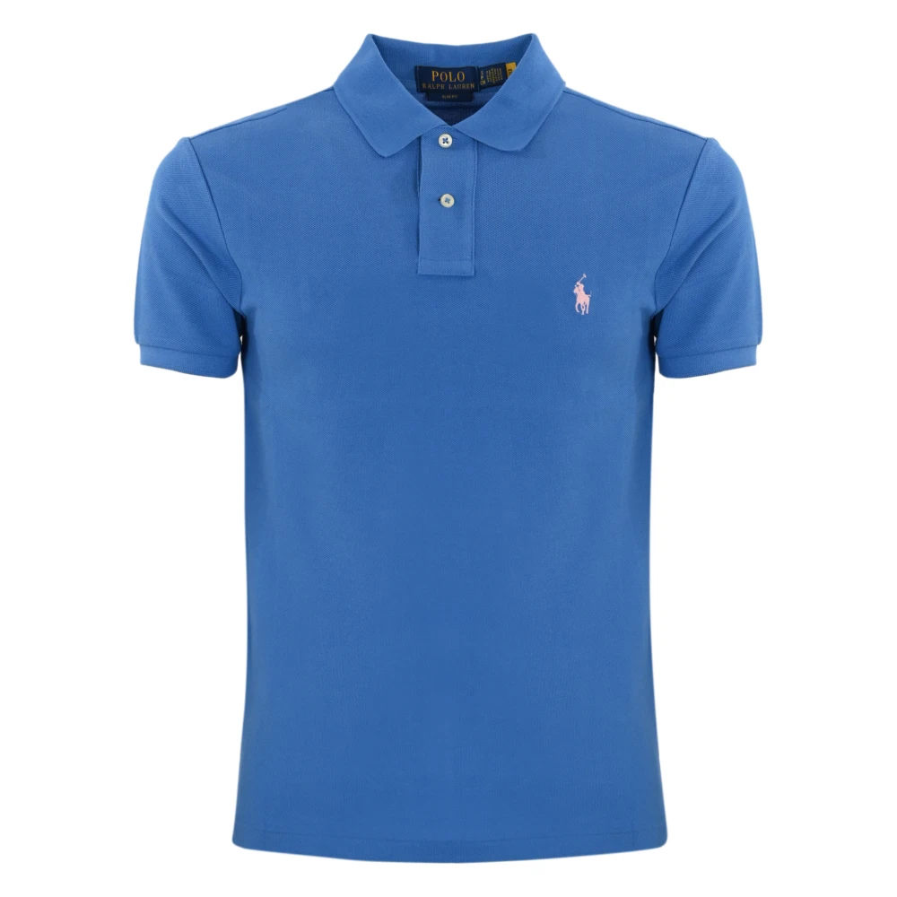 Ralph Lauren Slim Fit Polo Shirt Blue Heren