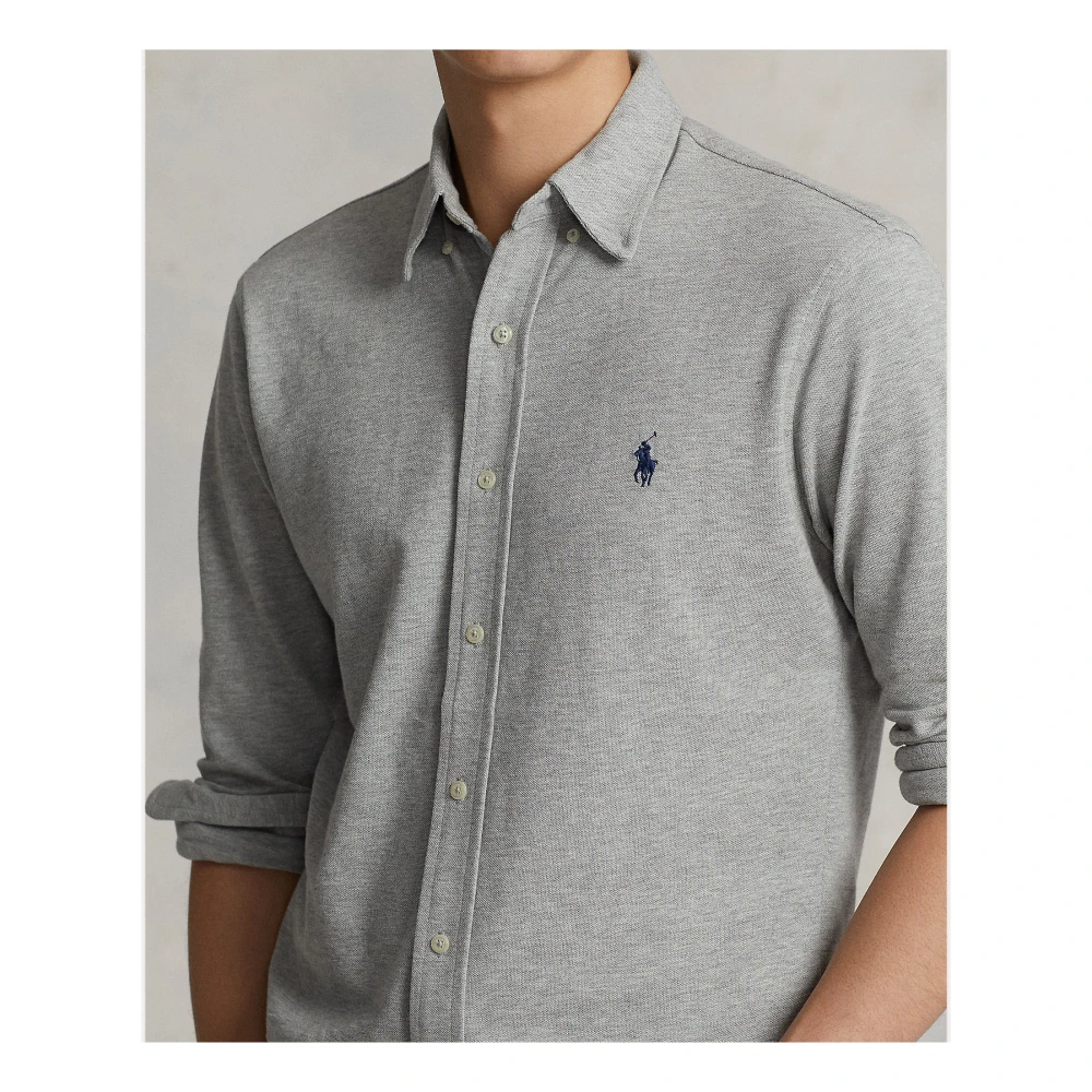 Ralph Lauren Klassieke Overhemd Gray Heren