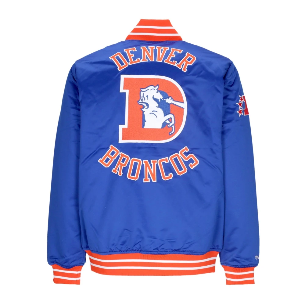 Mitchell & Ness Denver Broncos Bomberjack NFL Teamkleuren Blue Heren