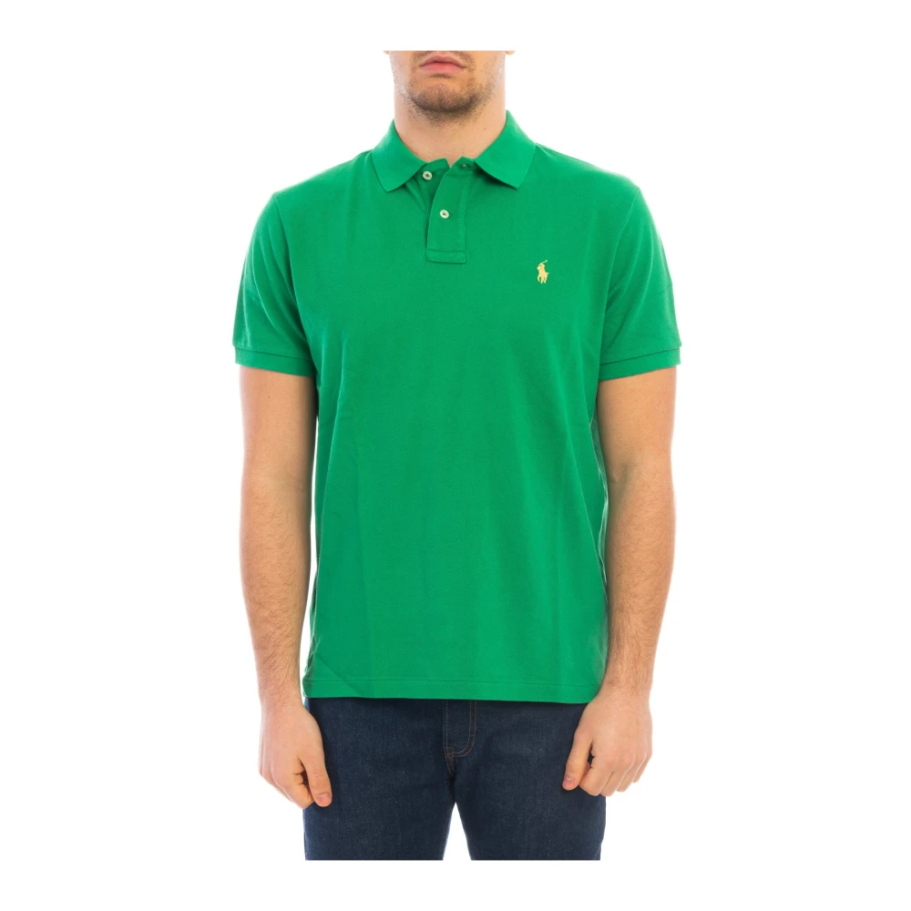Polo Ralph Lauren Klassiskt Polo Shirt i LifeBoat Green Green, Herr
