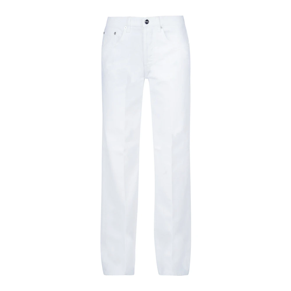 Dondup Women's White Jeans Jacklyn - Straight Fit Jeans - W30 - Jeans