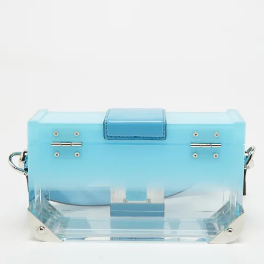 Fendi Vintage Pre-owned Leather fendi-bags Blue Dames